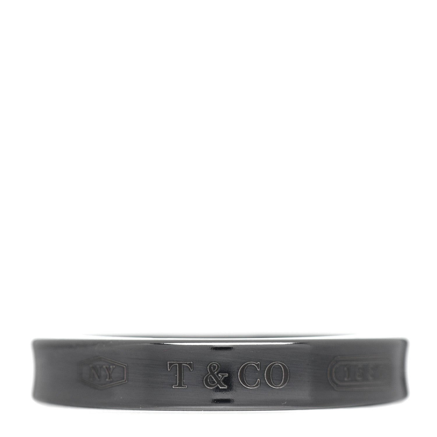 Tiffany Titanium 4mm Narrow 1837 Ring 57 8 1 of 4