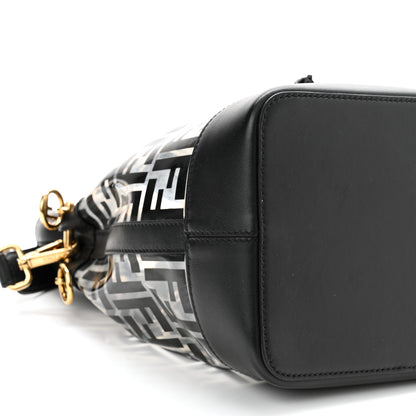 Fendi TPU FF Vitello Grace F is Fendi Grande Mon Tresor Bucket Bag Black 9 of 10