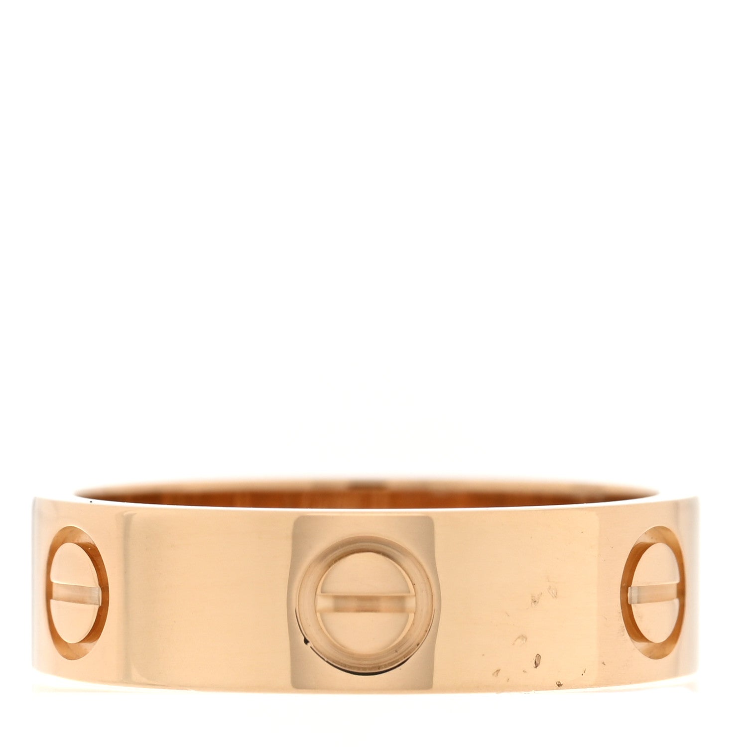 Cartier 18K Yellow Gold 5.5mm LOVE Ring 55 7.25 3 of 5