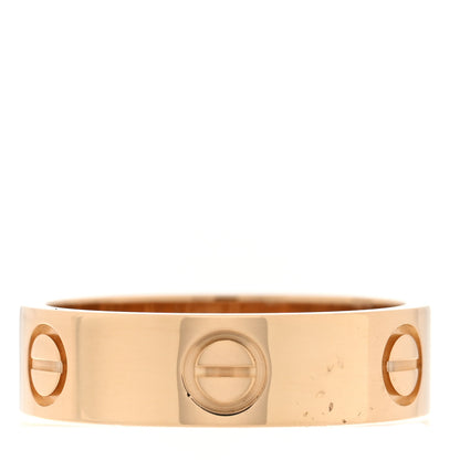 Cartier 18K Yellow Gold 5.5mm LOVE Ring 55 7.25 3 of 5