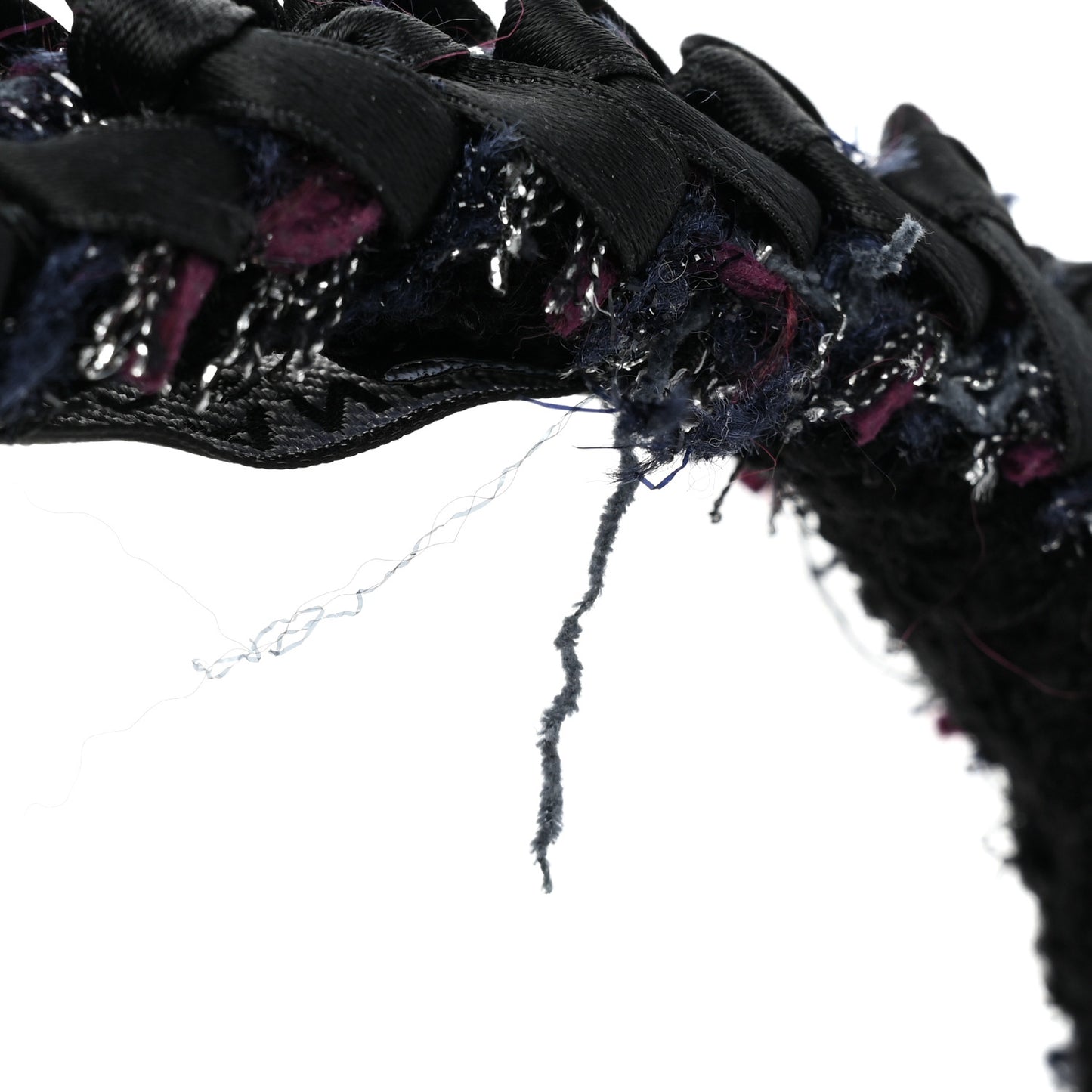 Rabbit Fur Tweed CC Earmuffs Black