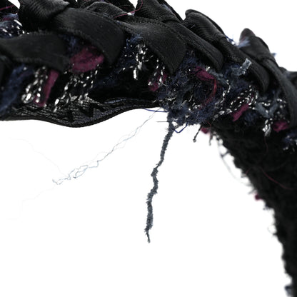 Chanel Rabbit Fur Tweed CC Earmuffs Black 5 of 6