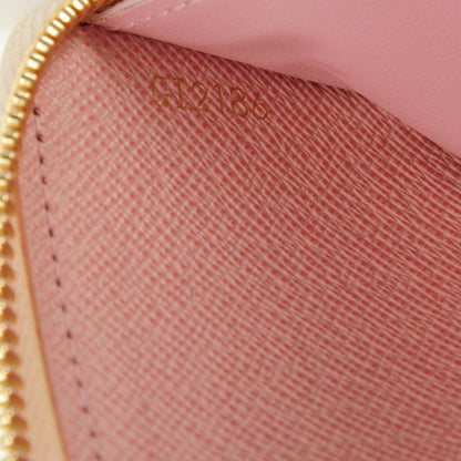 Louis Vuitton Damier Azur Clemence Wallet Rose Ballerine 7 of 7