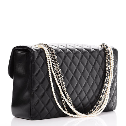 Chanel Lambskin Medium Westminster Pearl Flap Black 3 of 8