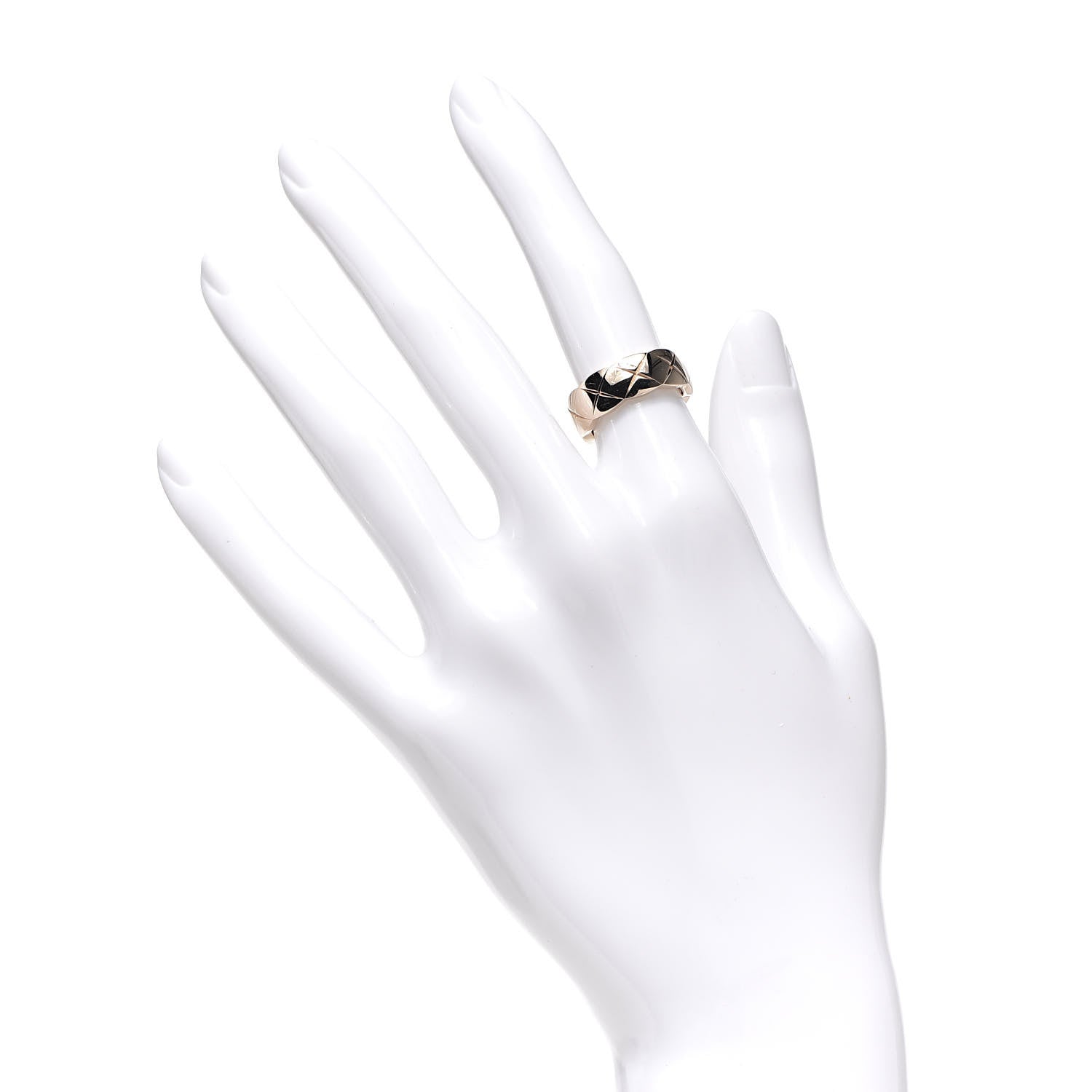 Chanel 18K Beige Gold Small Coco Crush Ring 48 4.5 2 of 5