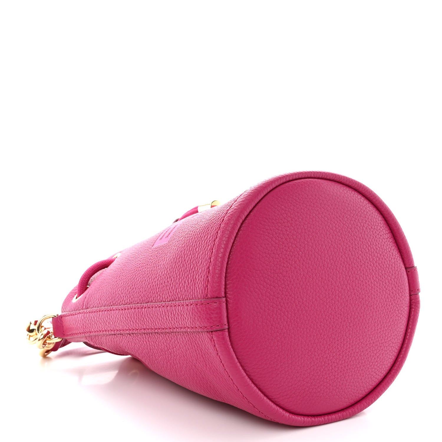 Marc Jacobs Grained Calfskin The Bucket Bag Lipstick Pink 4 of 11
