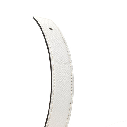 Hermes Swift Epsom 24mm Heritage Belt 85 Orange White 7 of 8