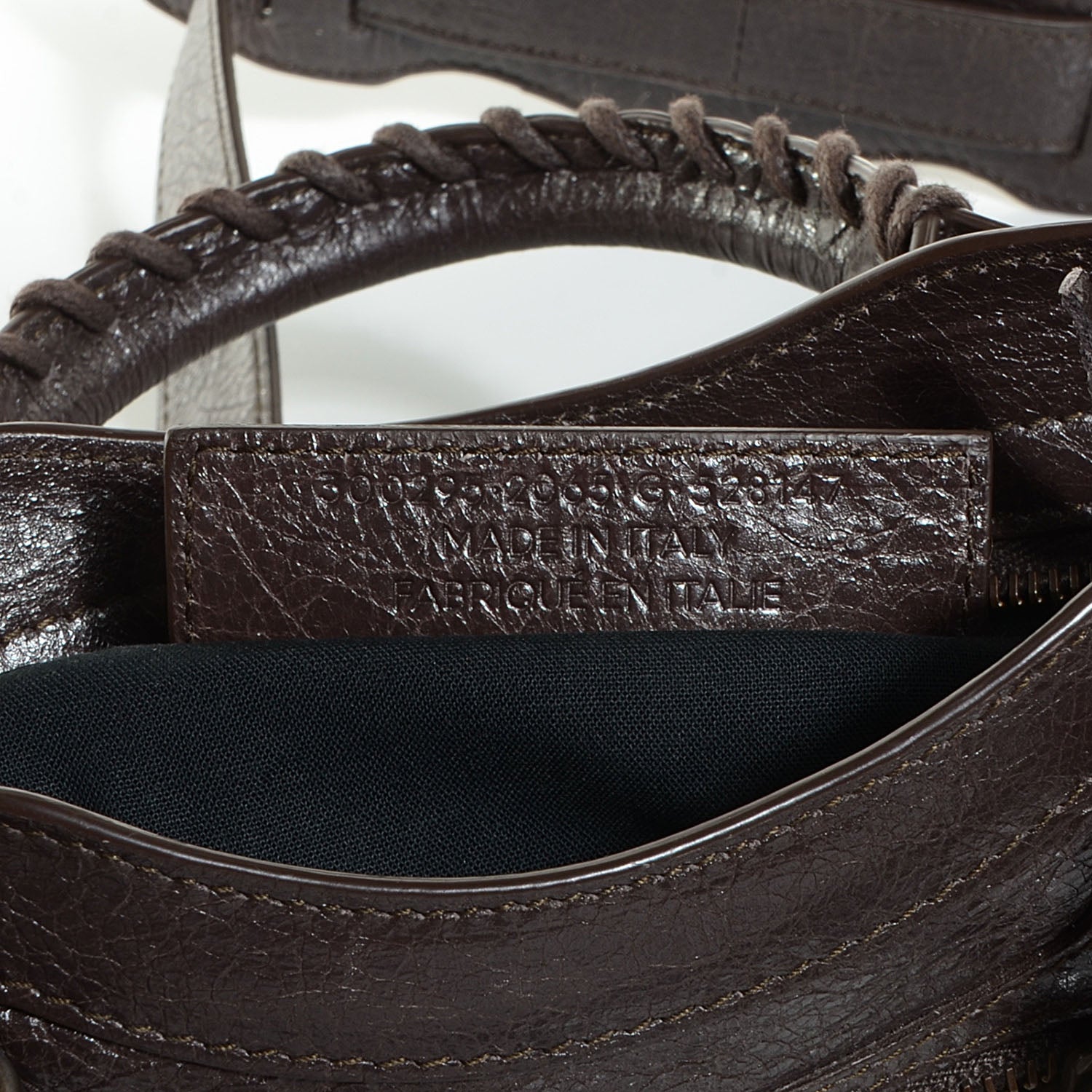 Balenciaga Agneau Classic Hardware Mini City Charbon 8 of 13