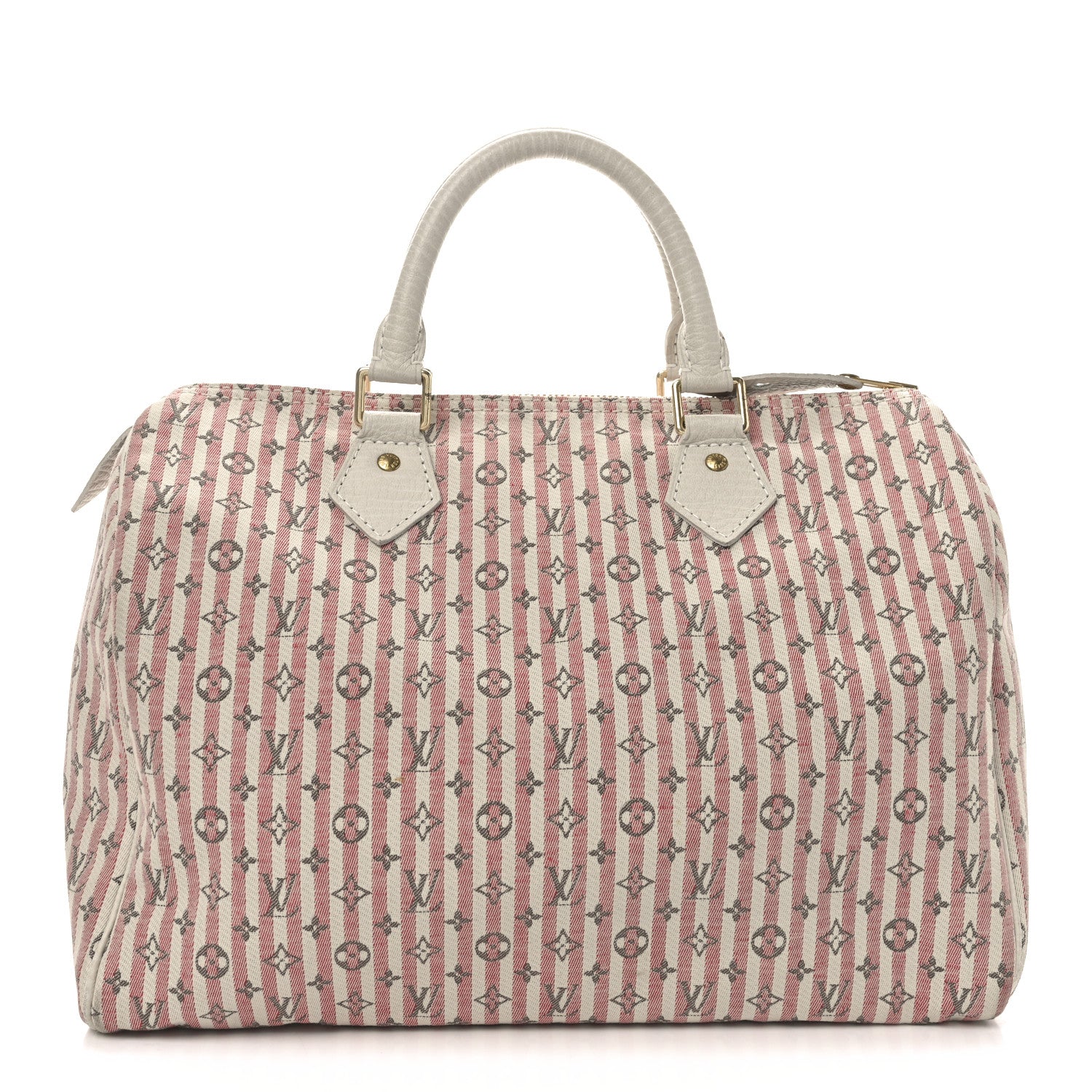 Louis Vuitton Mini Lin Croisette Speedy 30 Rouge 1 of 9