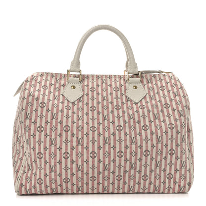Louis Vuitton Mini Lin Croisette Speedy 30 Rouge 1 of 9