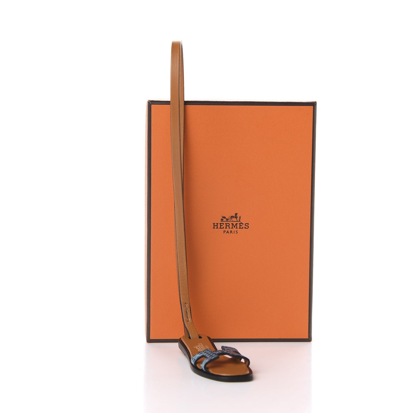 Polished Niloticus Lizard Butler Calfskin Hunter Oran Nano Bag Charm Bleu Petrole Naturel