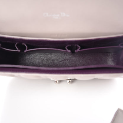 Christian Dior Lambskin Cannage Medium Miss Dior Flap Grey 7 of 9