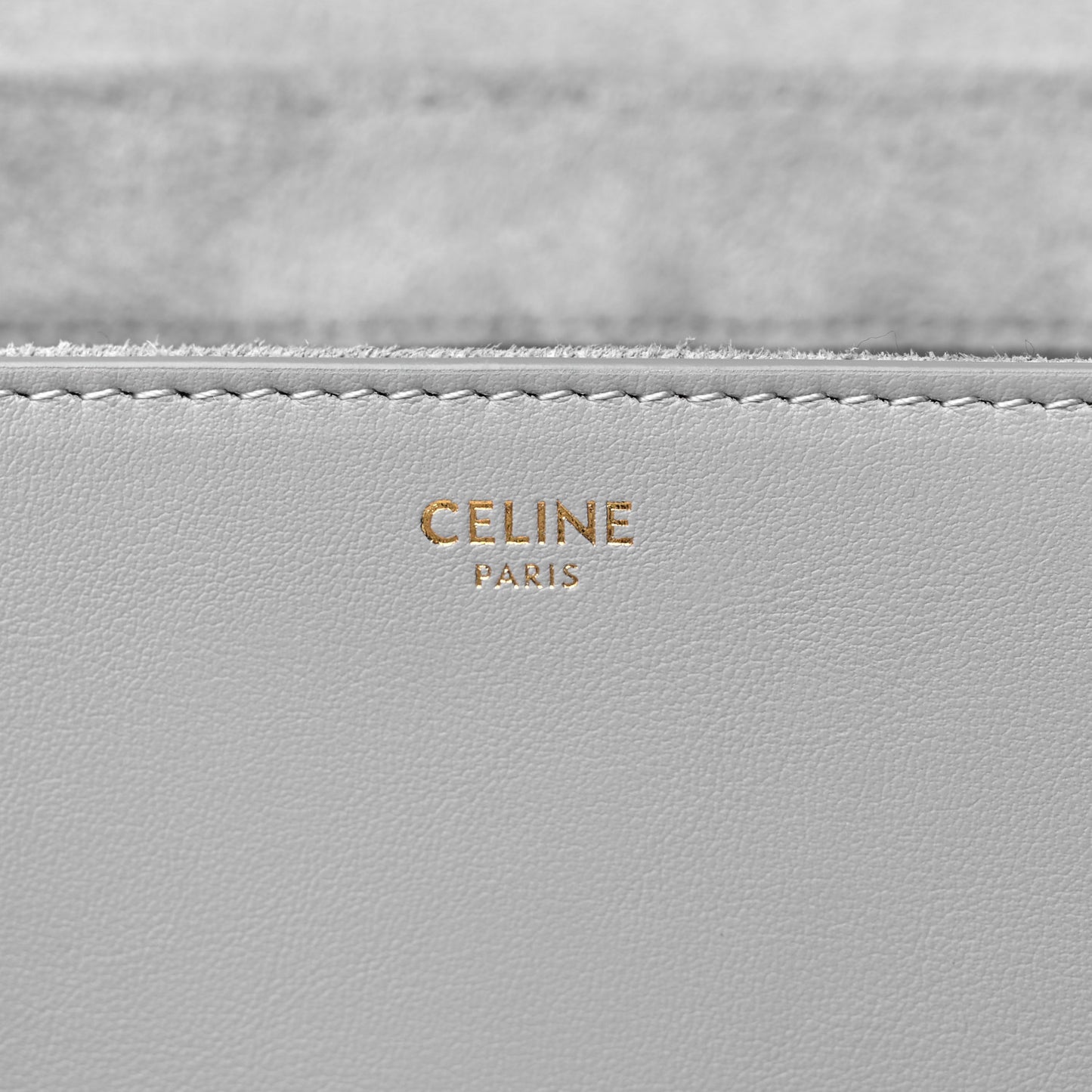 Smooth Calfskin Teen Soft 16 Shoulder Bag Light Grey