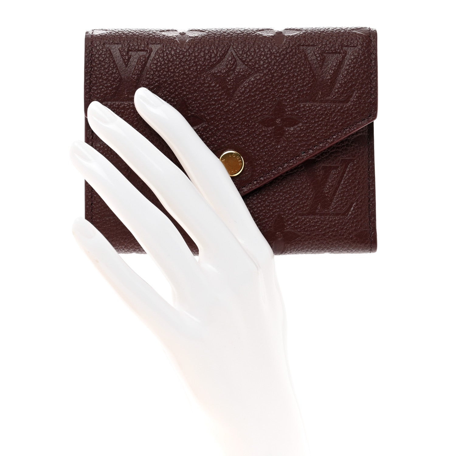 Louis Vuitton Empreinte Victorine Wallet Wine 2 of 8