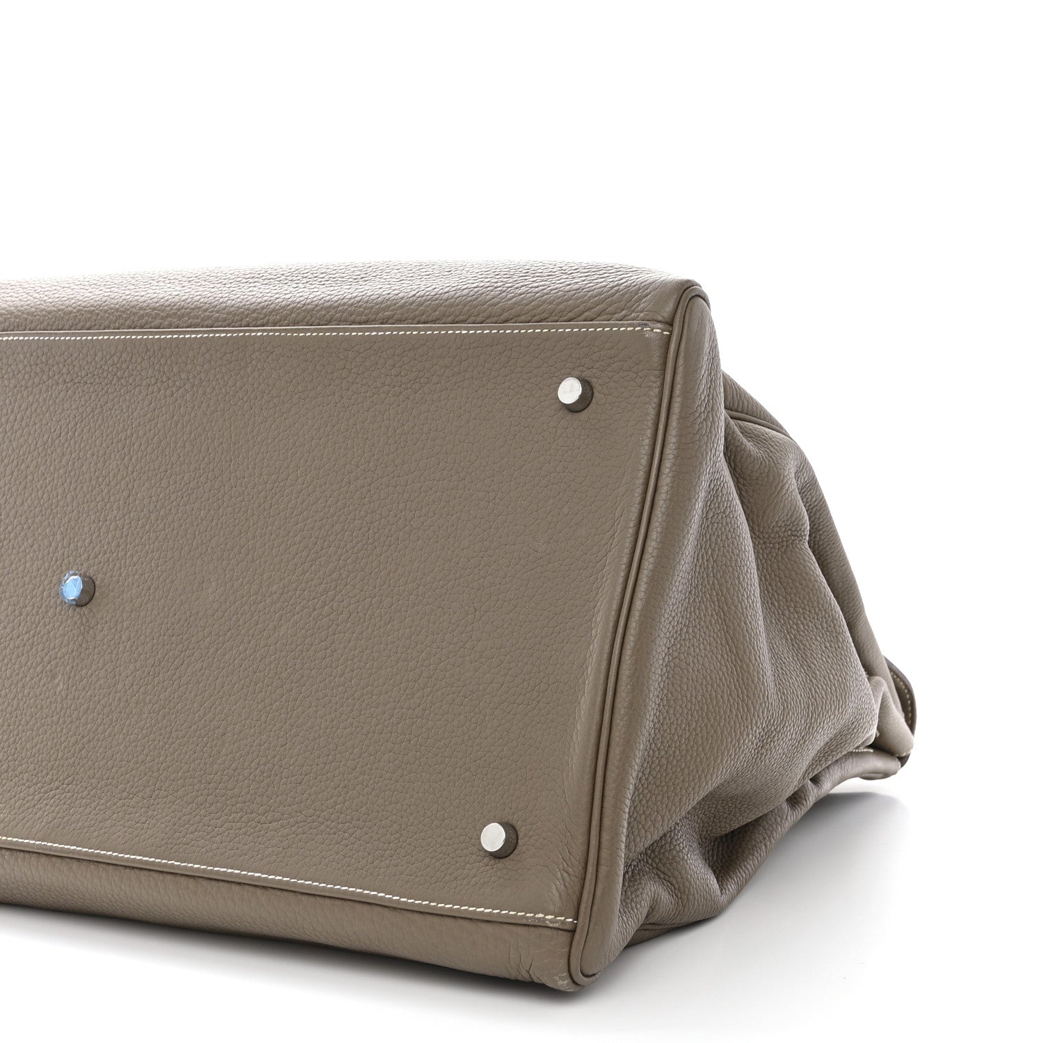 Hermes Taurillon Clemence Voyage Kelly 50 Etoupe 10 of 14