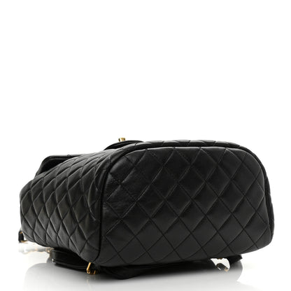 Chanel Lambskin Quilted Small Urban Spirit Backpack Black 4 of 13