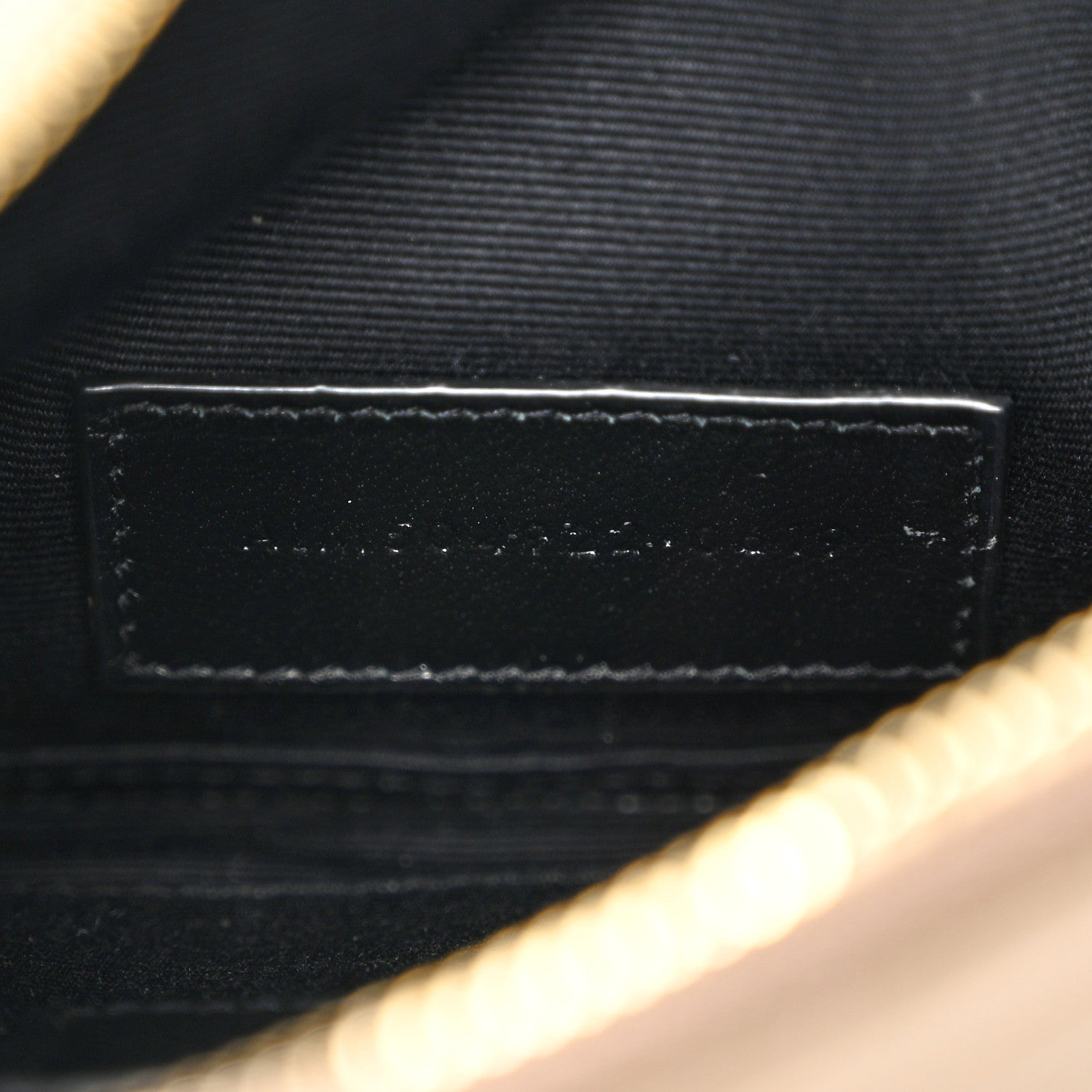 Saint Laurent Grain De Poudre Chevron Monogram Bill Pouch Dusty Grey 7 of 8