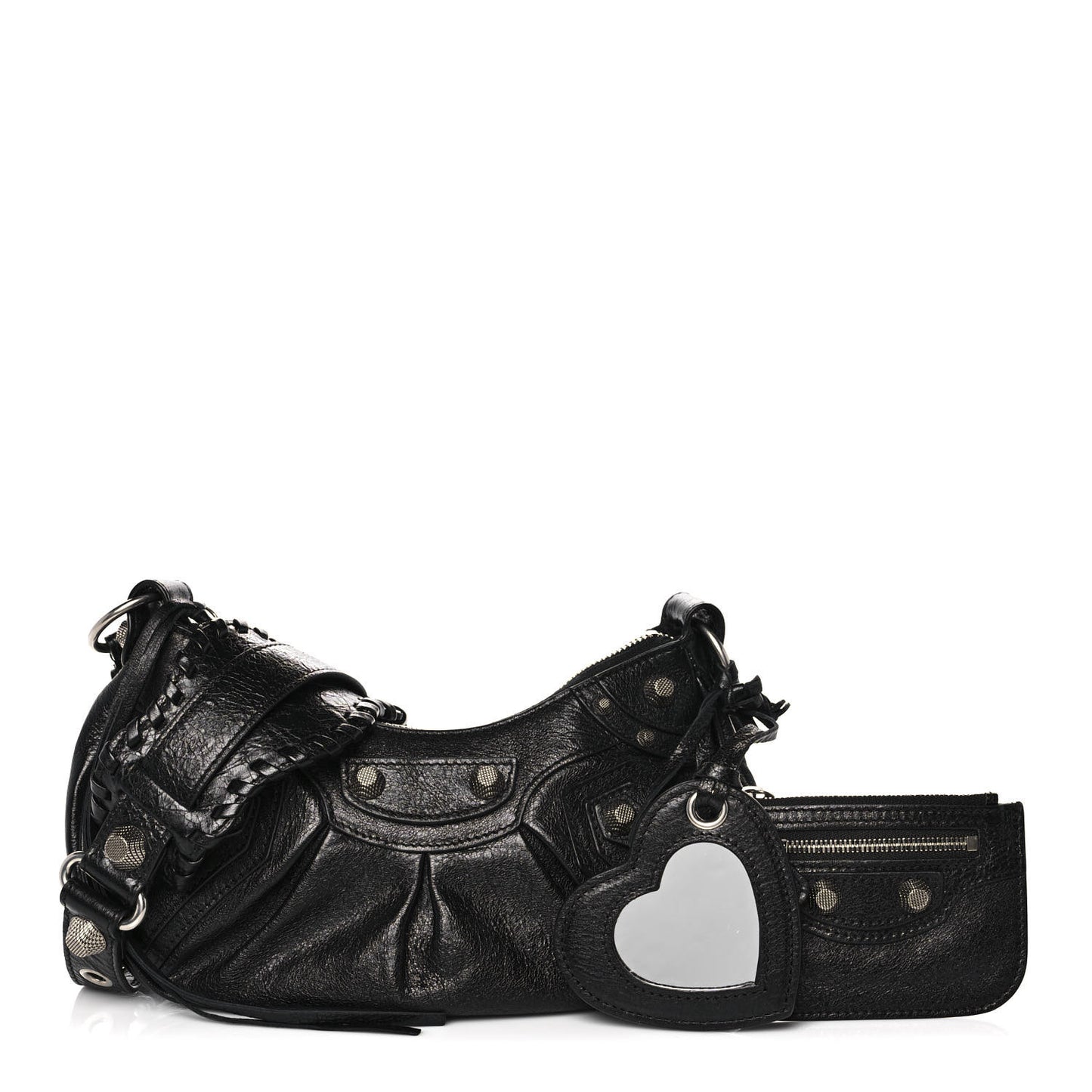 Agneau Arena Le Cagole Shoulder Bag XS Black