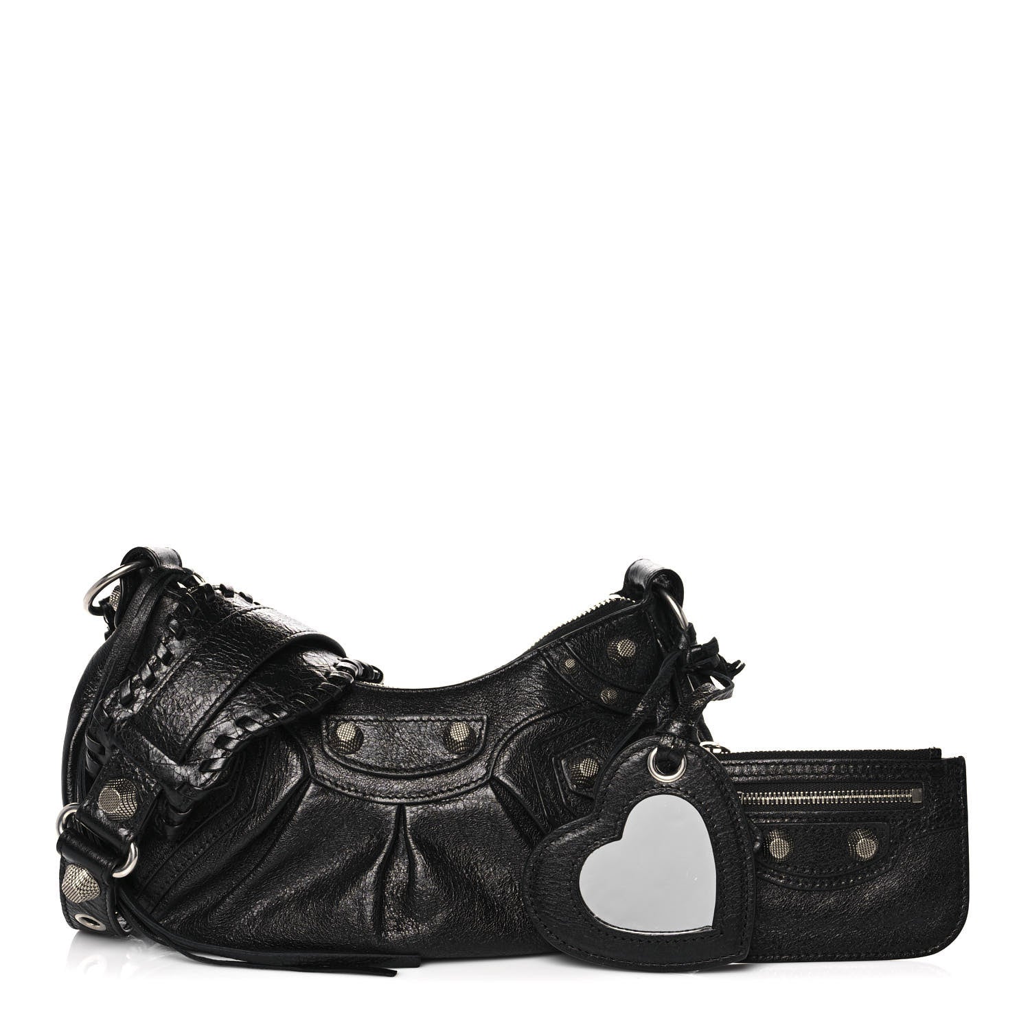 Balenciaga Agneau Arena Le Cagole Shoulder Bag XS Black 1 of 14