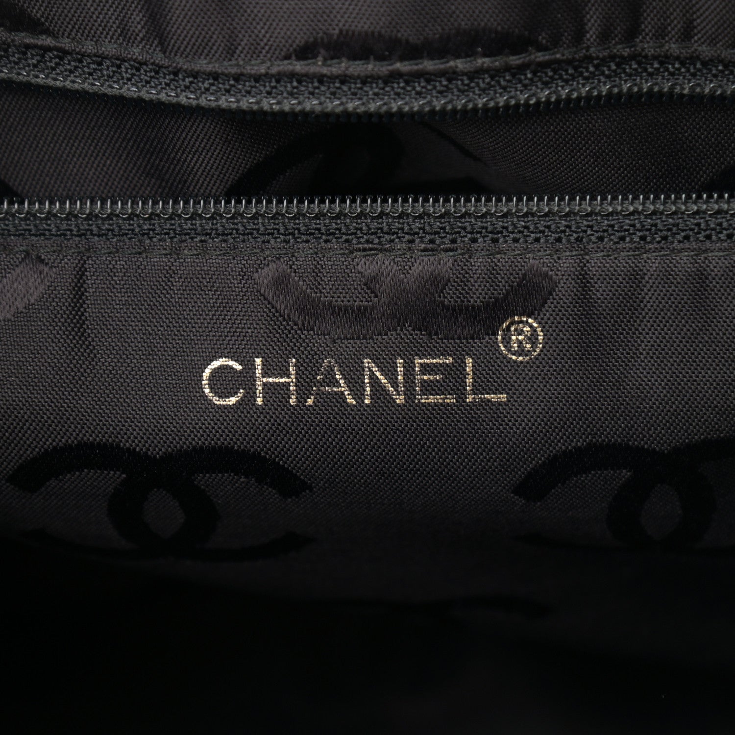 Chanel Caviar Chevron Quilted Camera Case Black 6 of 15