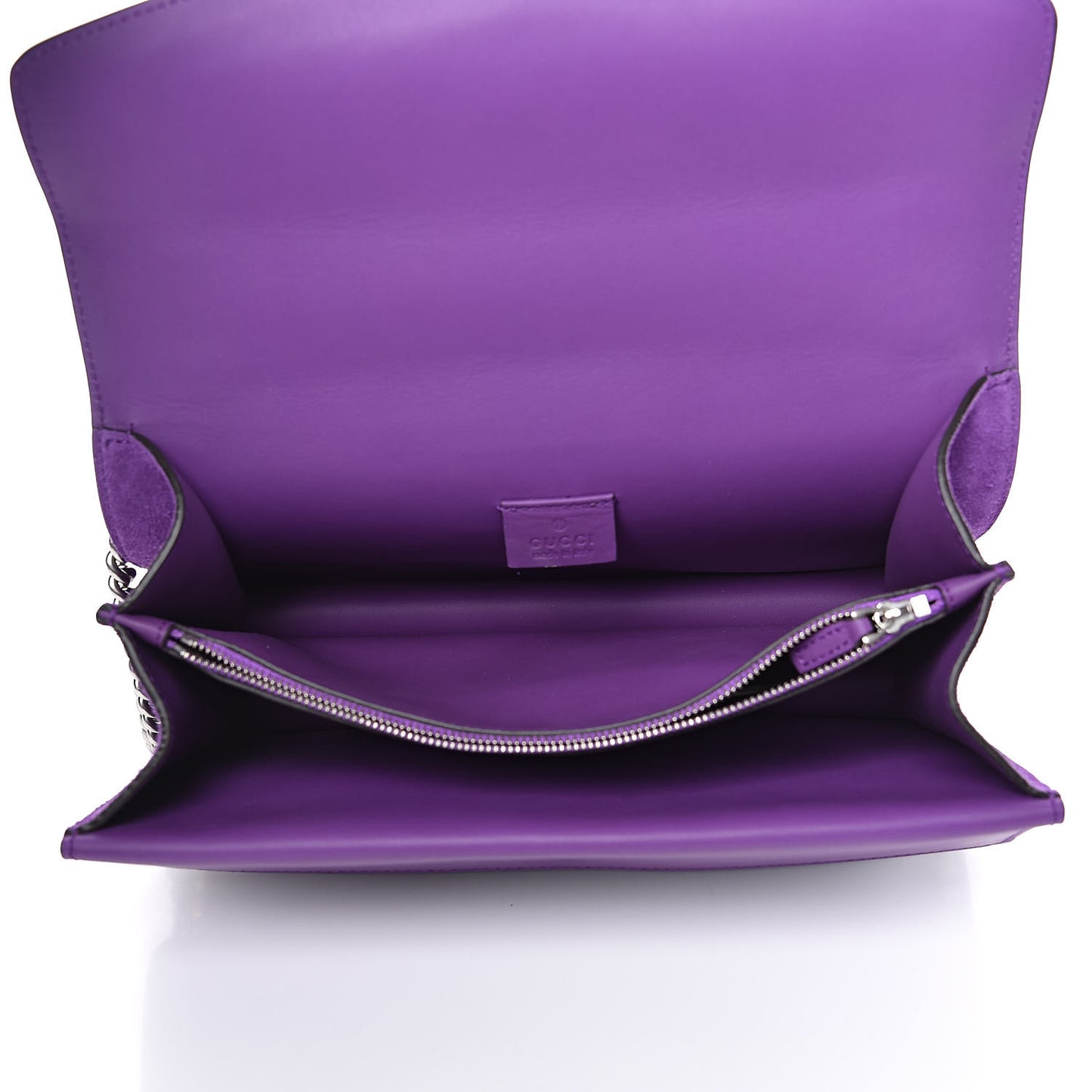 Suede Crystal Small Dionysus Shoulder Bag Bright Purple