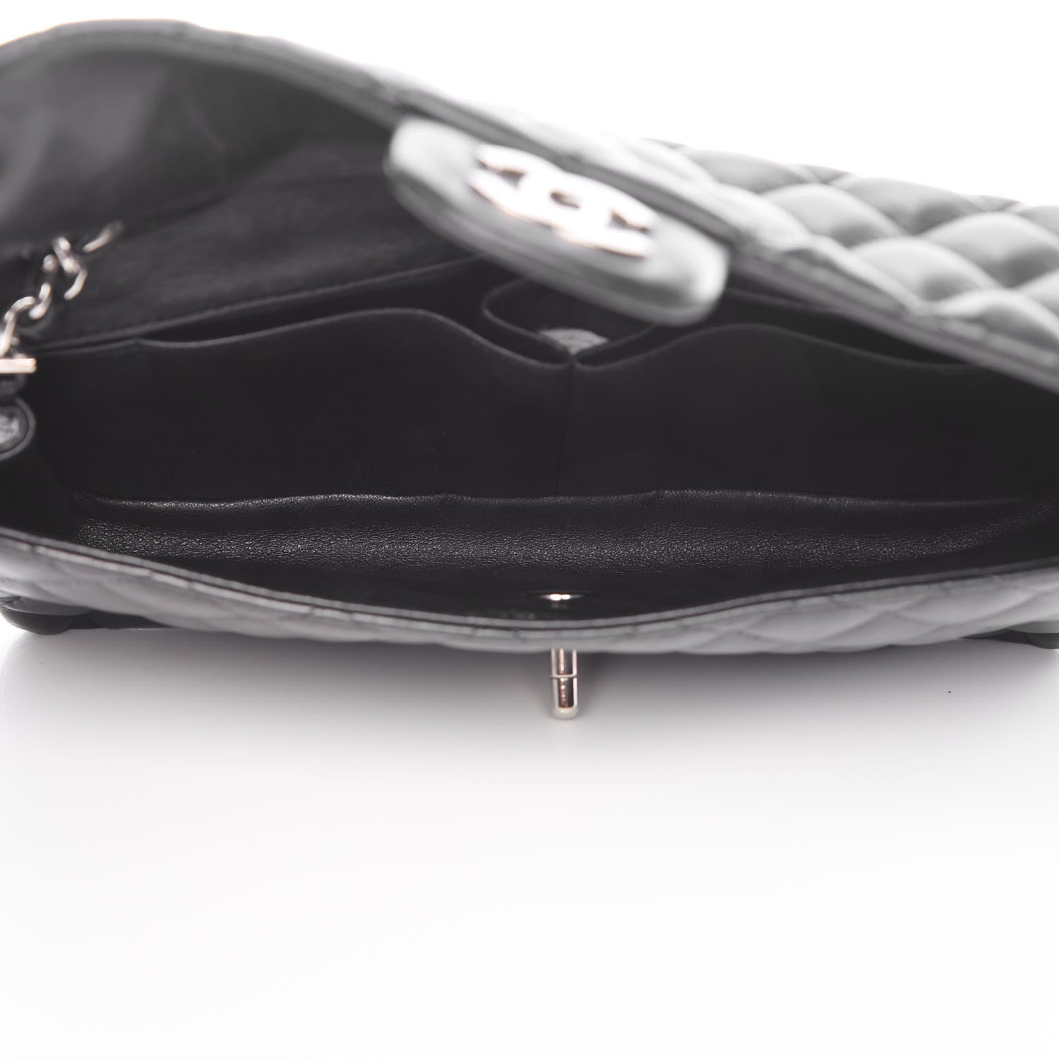 Chanel Lambskin Quilted East West Flap Black 5 of 10