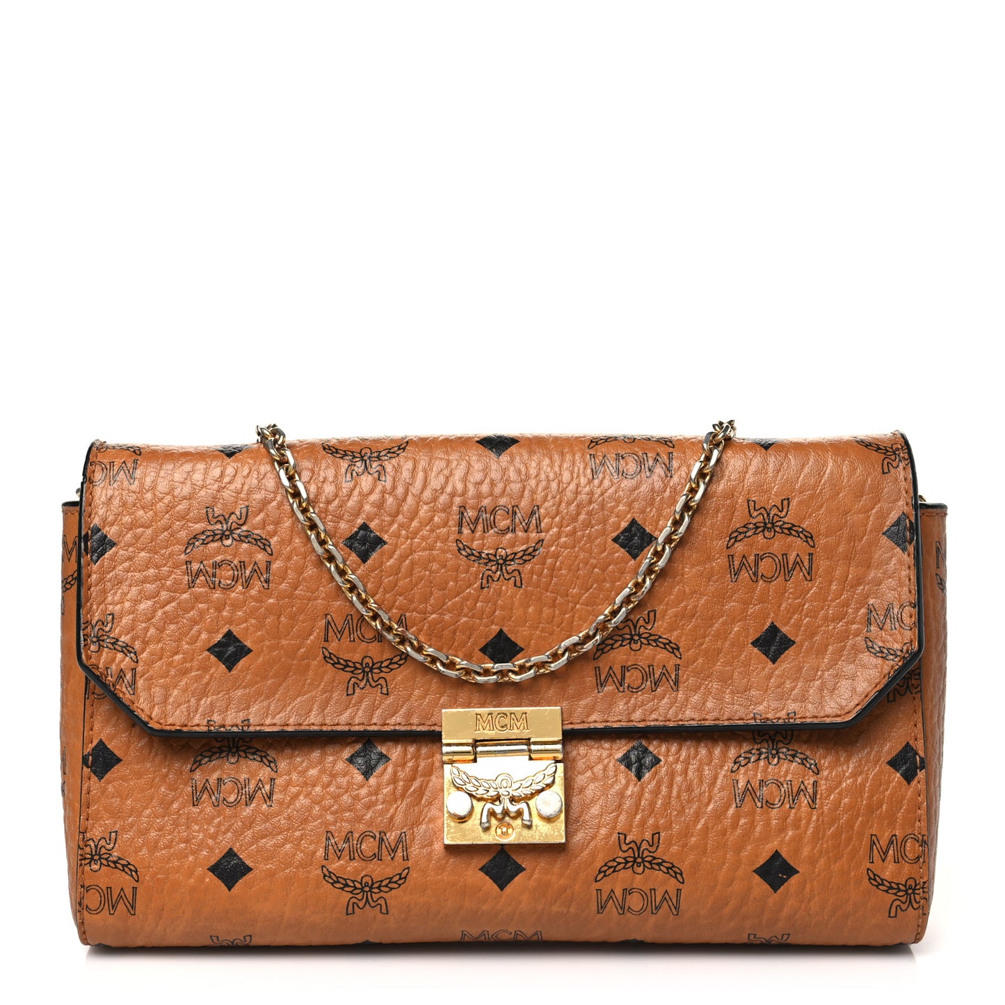 Visetos Small Millie Crossbody Bag Cognac