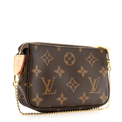 Louis Vuitton Monogram Mini Pochette Accessories 2 of 10