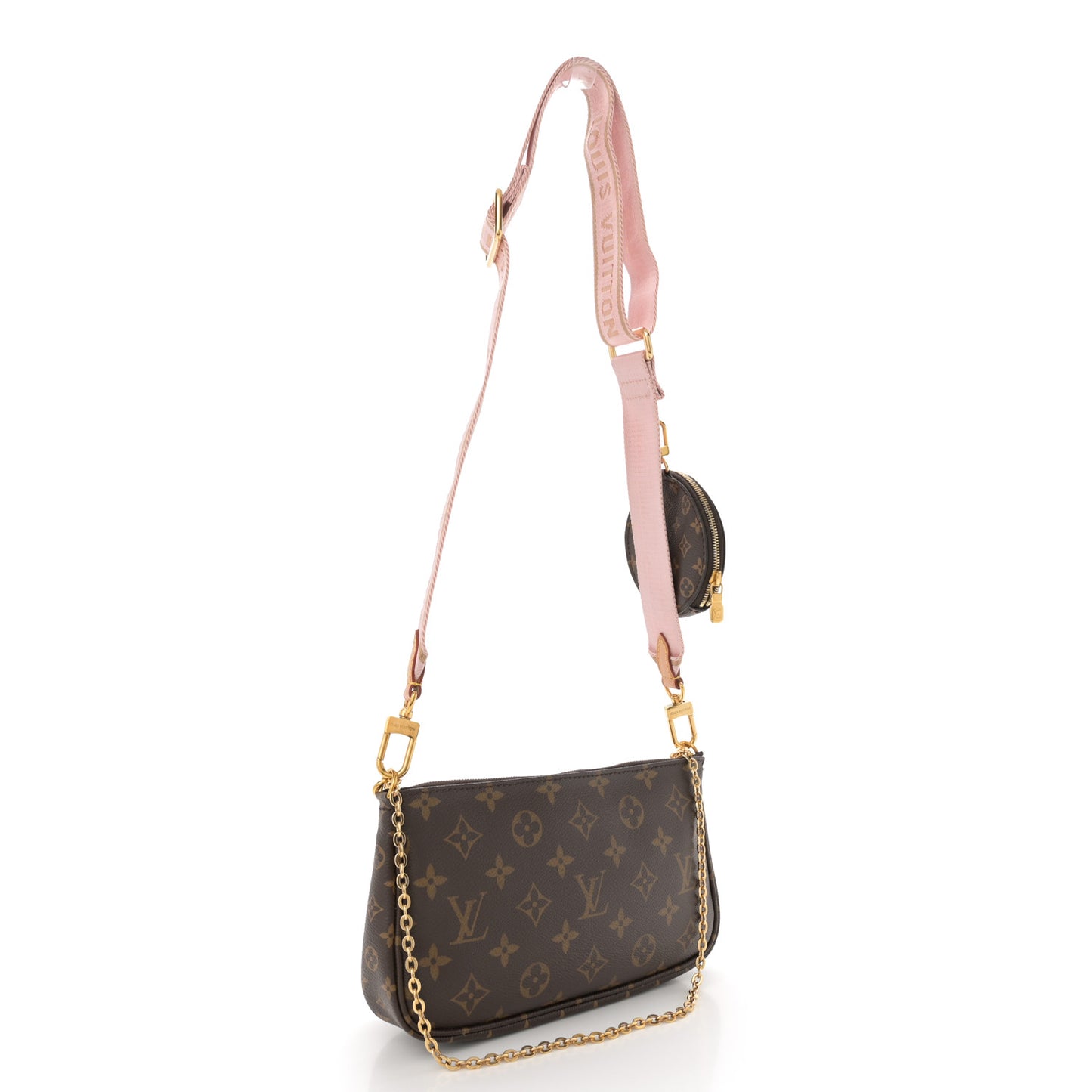 Monogram Multi Pochette Accessories Rose Clair