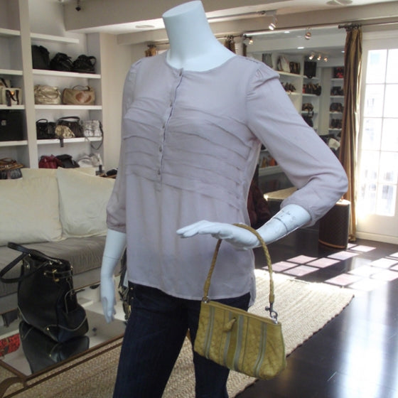 Nappa Intrecciato Mini Ponza Yellow