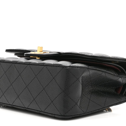 Chanel Caviar Quilted Small Double Flap Black 10 of 10