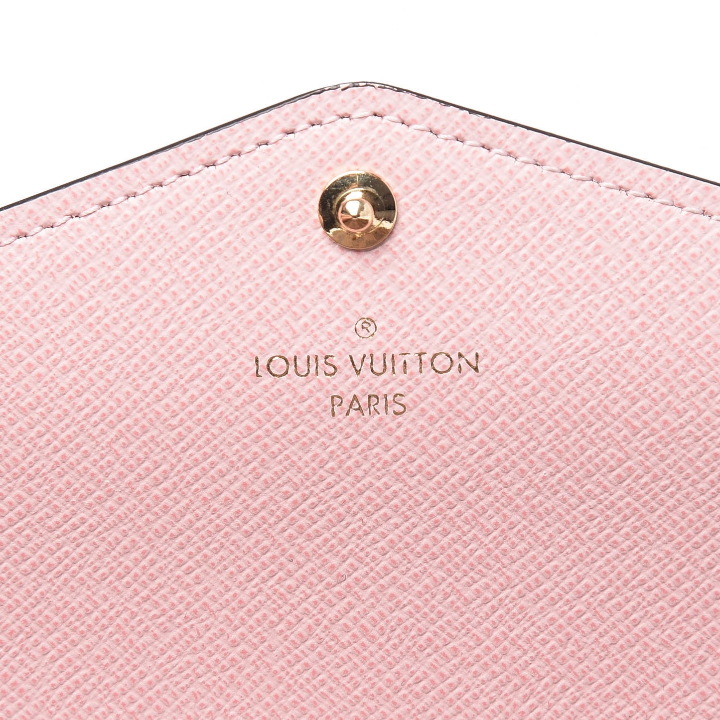Damier Ebene Sarah Wallet NM Rose Ballerine