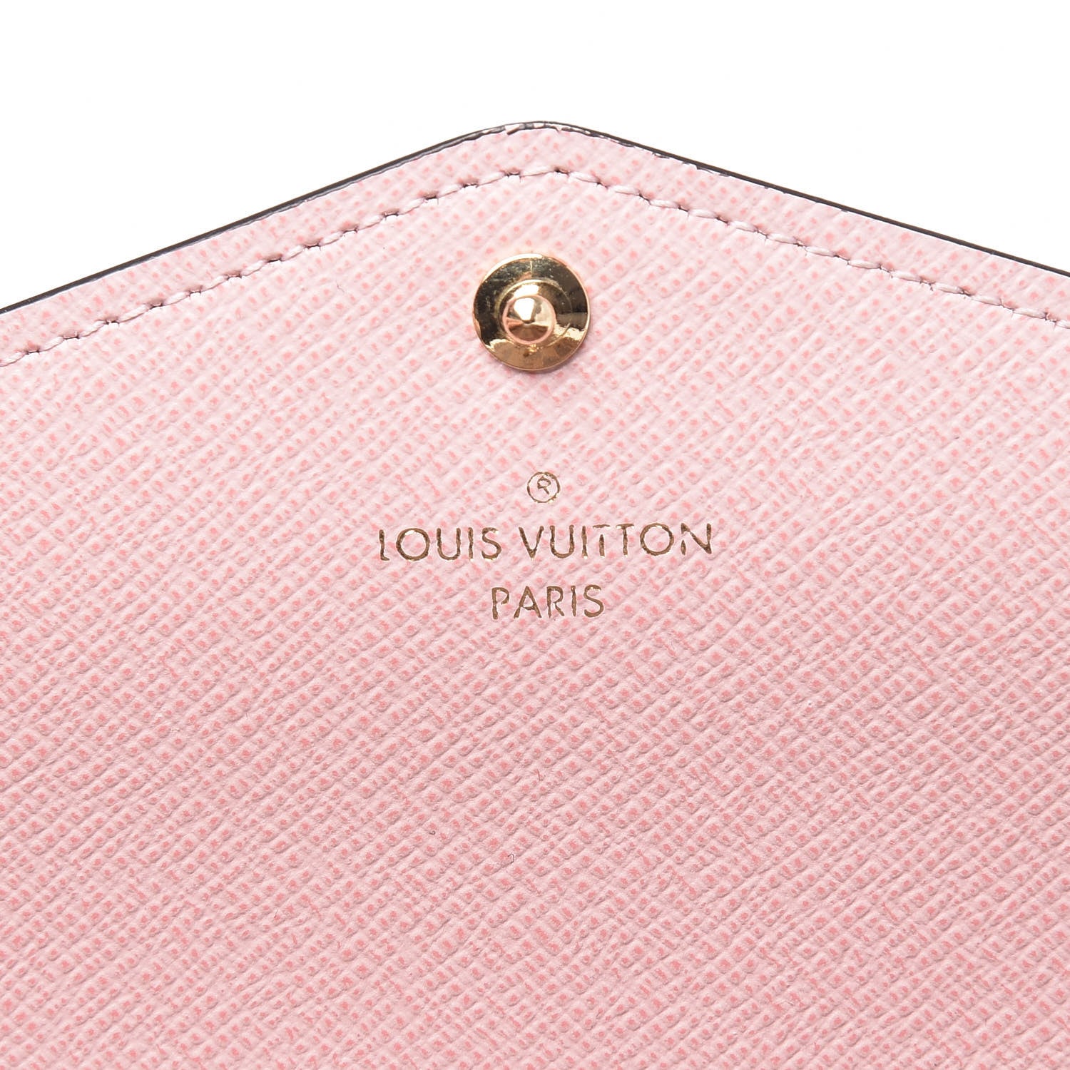 Louis Vuitton Damier Ebene Sarah Wallet NM Rose Ballerine 6 of 6