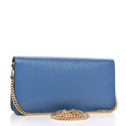 Prada Vitello Move Triangle Logo Miniborse Cobalto 3 of 9