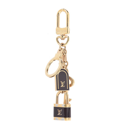 Louis Vuitton PTE Cles Cadenas Key Holder Black 1 of 3