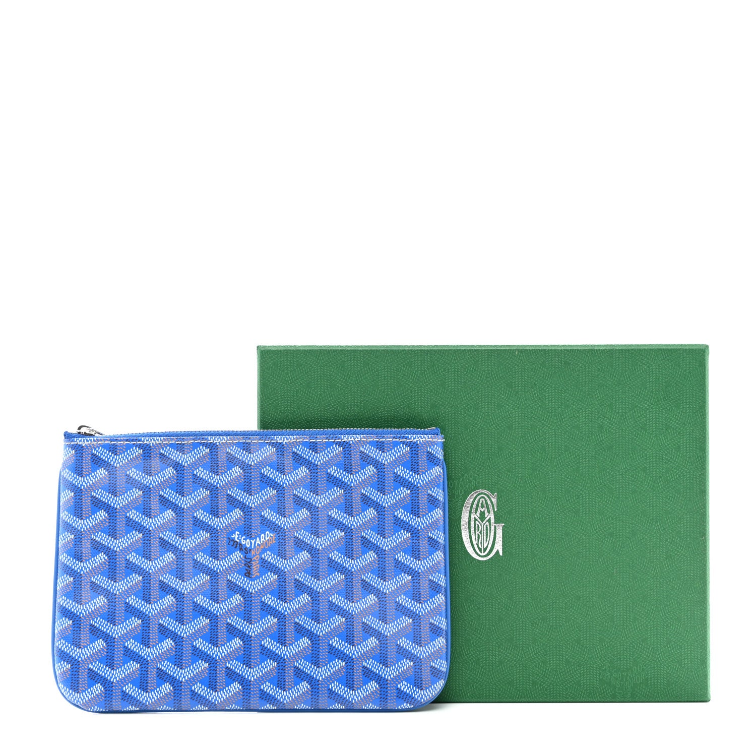 Goyard Goyardine Senat Pochette PM Sky Blue 8 of 8