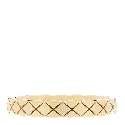 Chanel 18K Yellow Gold Mini Coco Crush Ring 55 7.25 3 of 5