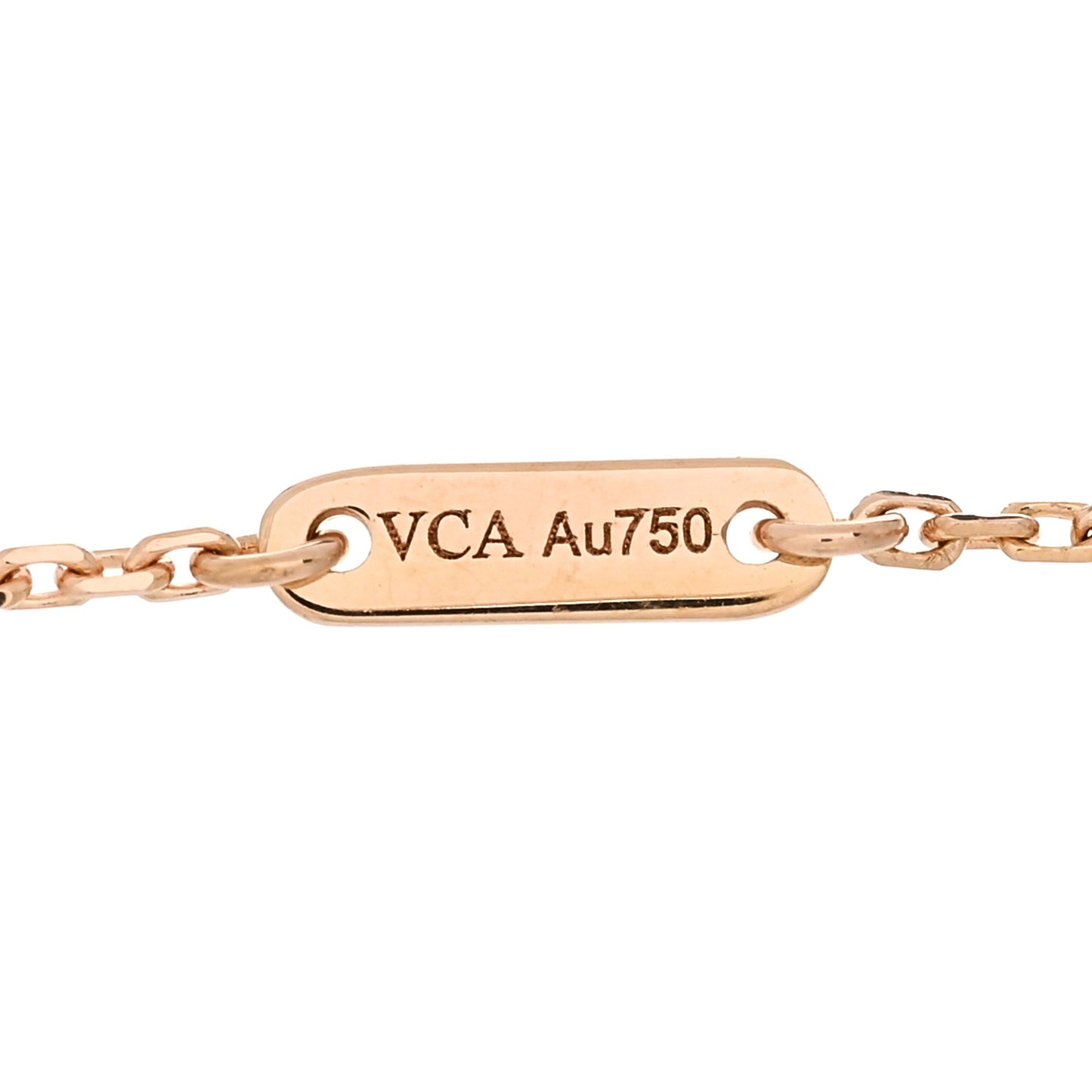 18K Rose Gold Carnelian Sweet Alhambra Bracelet