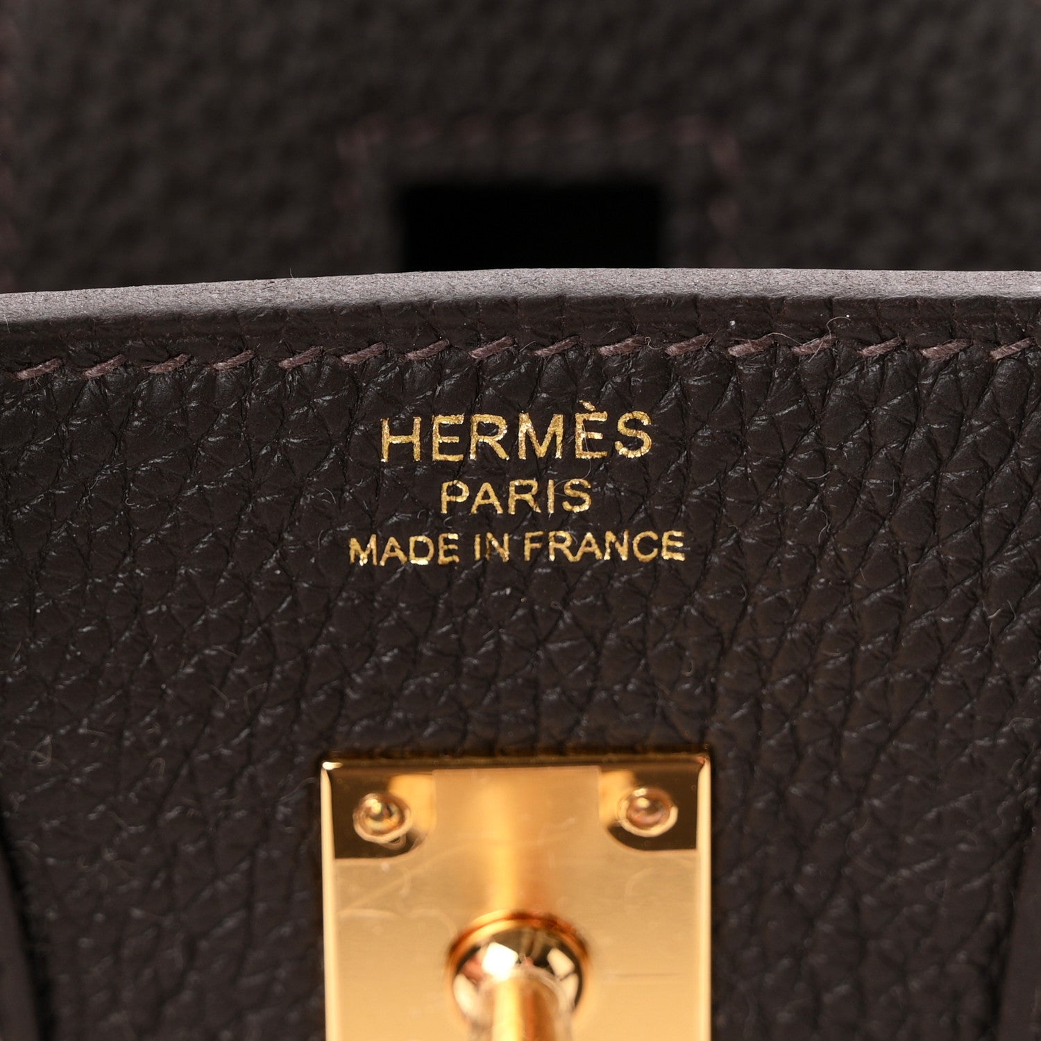 Hermes Togo Birkin 25 Bai Brun 6 of 11