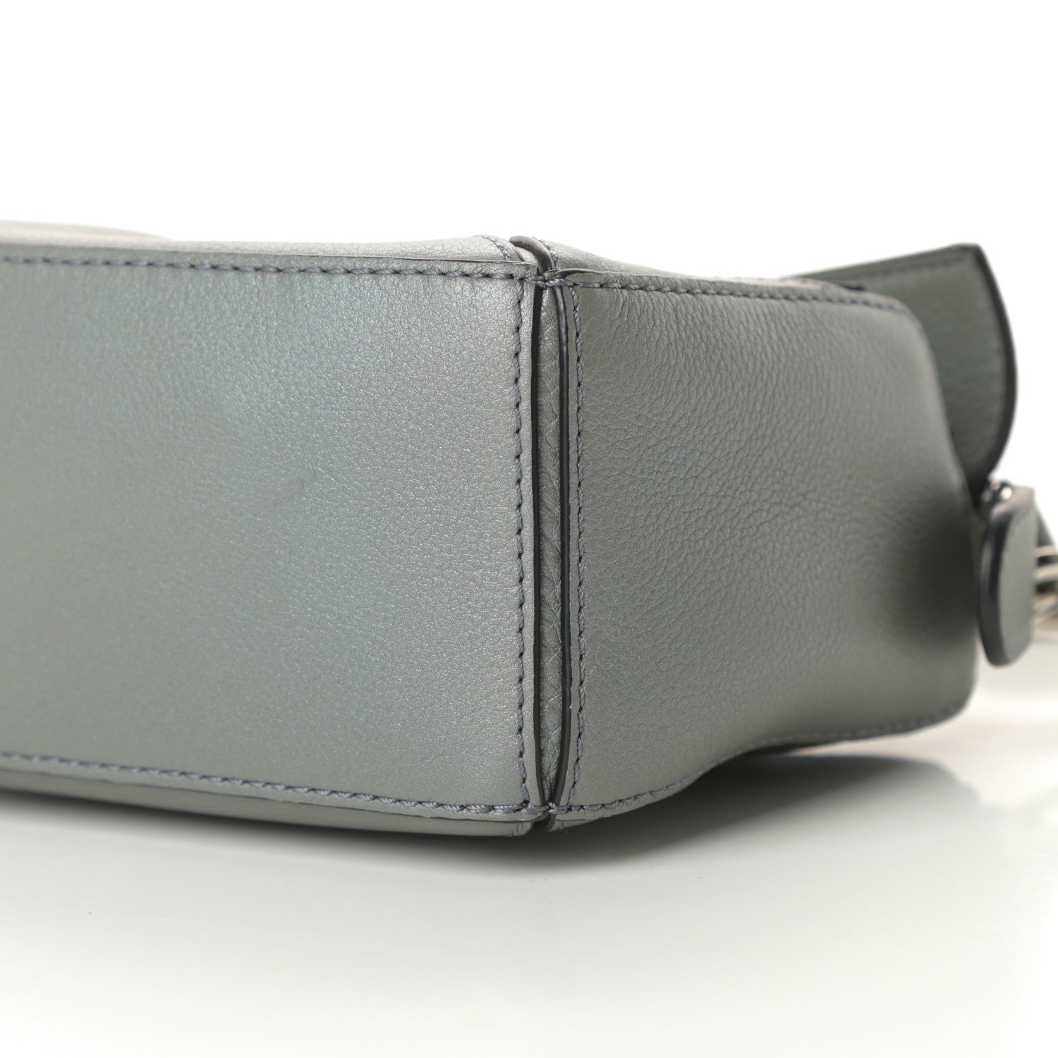 Loewe Metallic Calfskin Mini Puzzle Bag Gunmetal 10 of 10