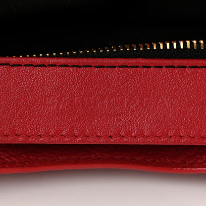 Balenciaga Chevre Gold Metallic Edge Hardware City Rouge Grenade 7 of 13