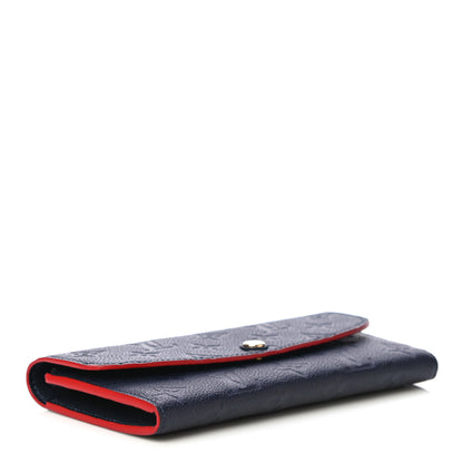 Louis Vuitton Empreinte Emilie Wallet Marine Rouge 4 of 10