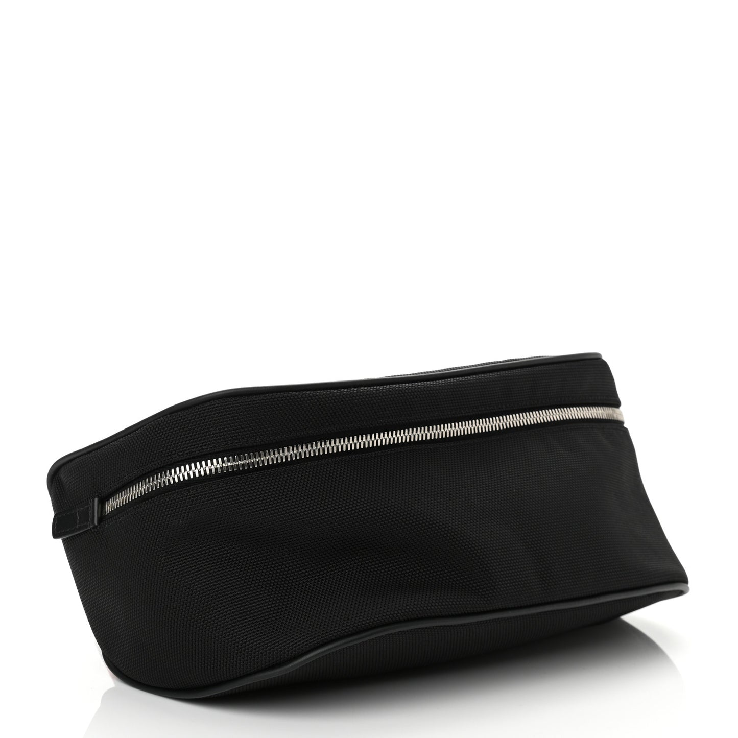 Techno Canvas Web Large Belt Bag Black