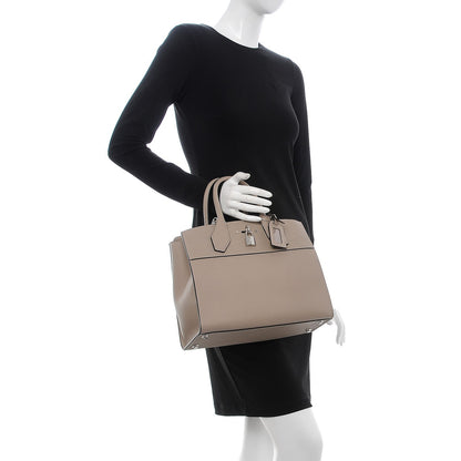 Louis Vuitton Taurillon City Steamer MM Galet 2 of 9