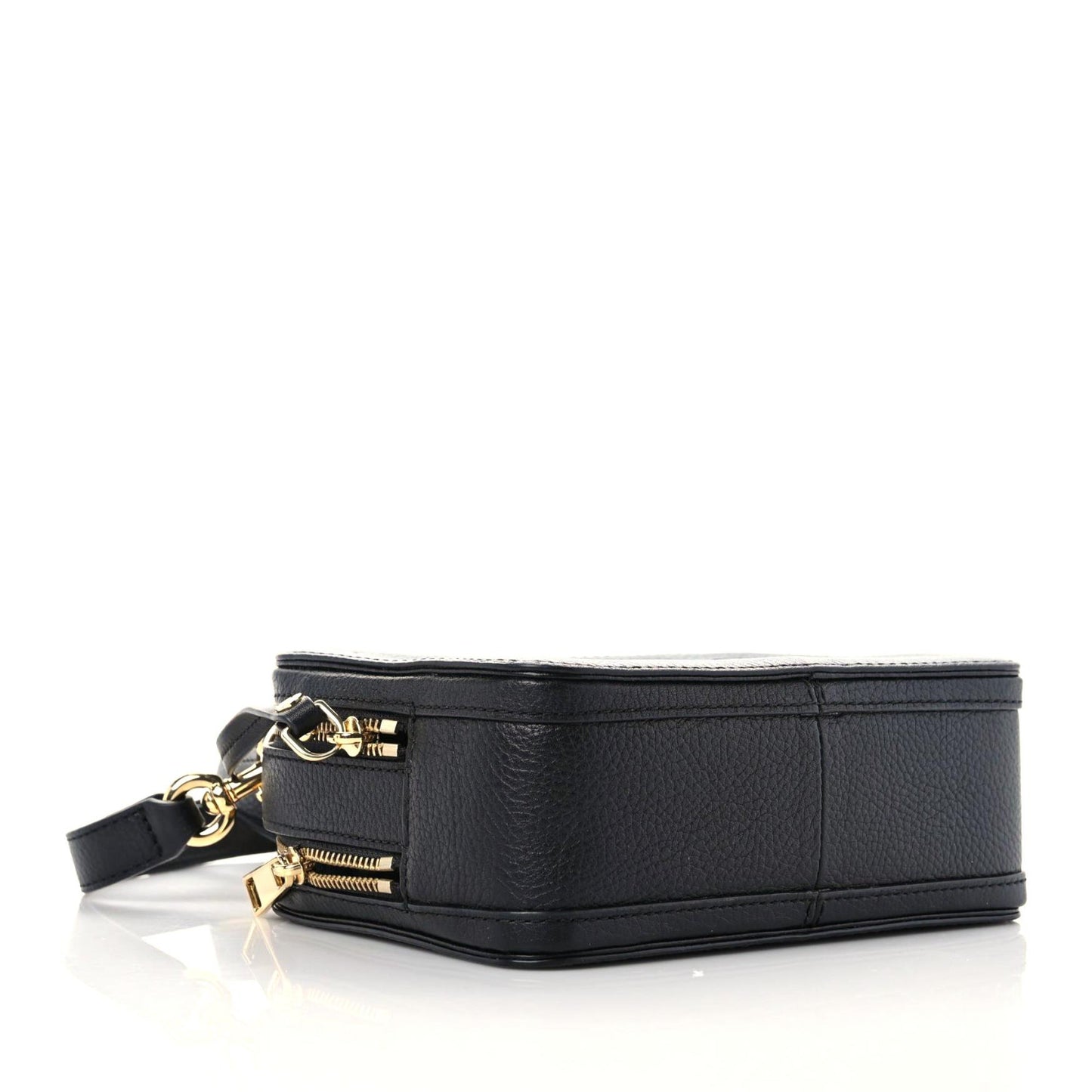 Calfskin Mini The Textured Box Bag Black