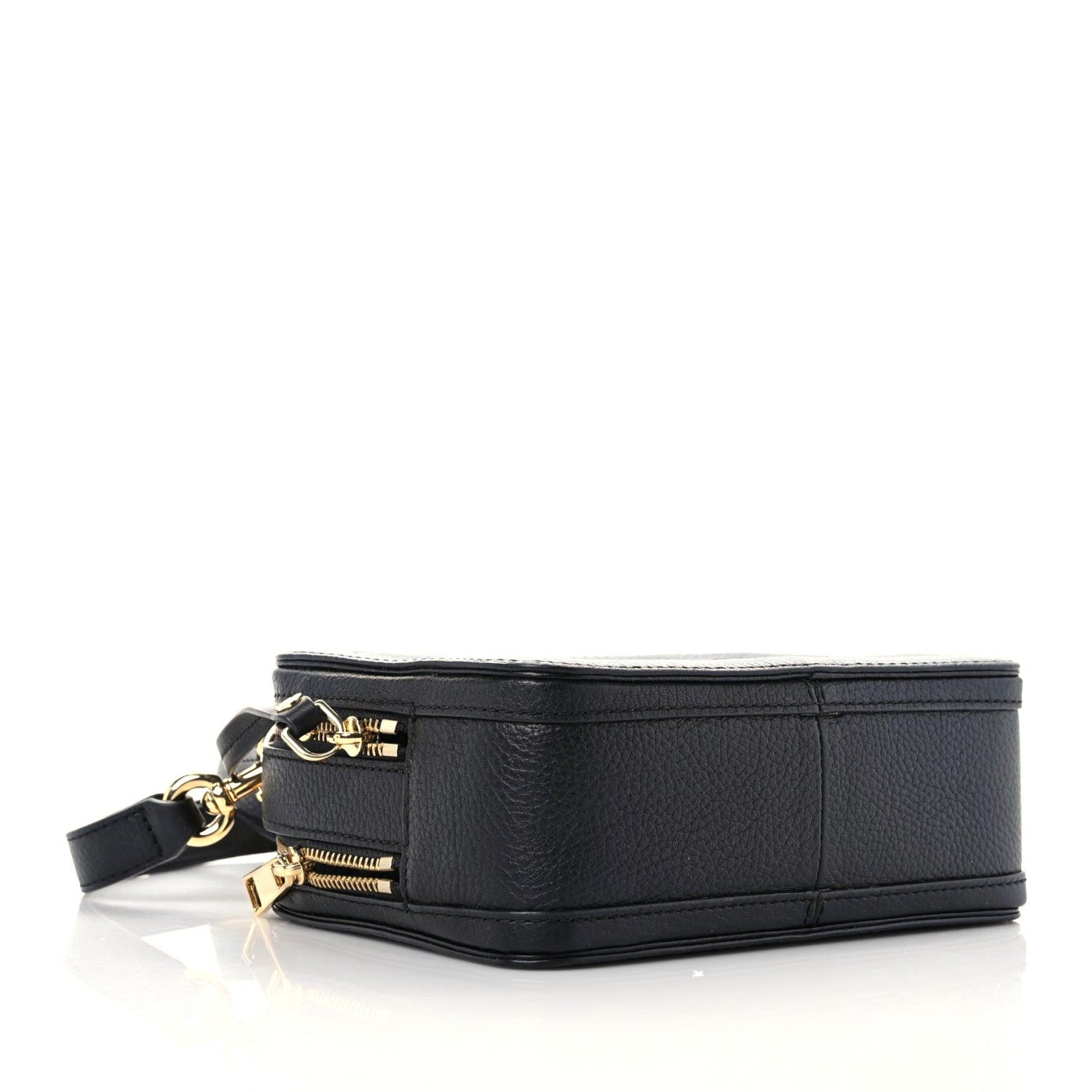 Marc Jacobs Calfskin Mini The Textured Box Bag Black 4 of 11