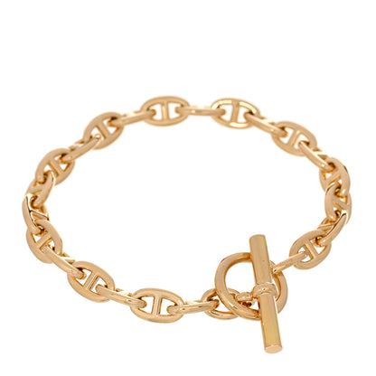 Hermes 18K Yellow Gold TPM Chaine d'Ancre Bracelet 1 of 4