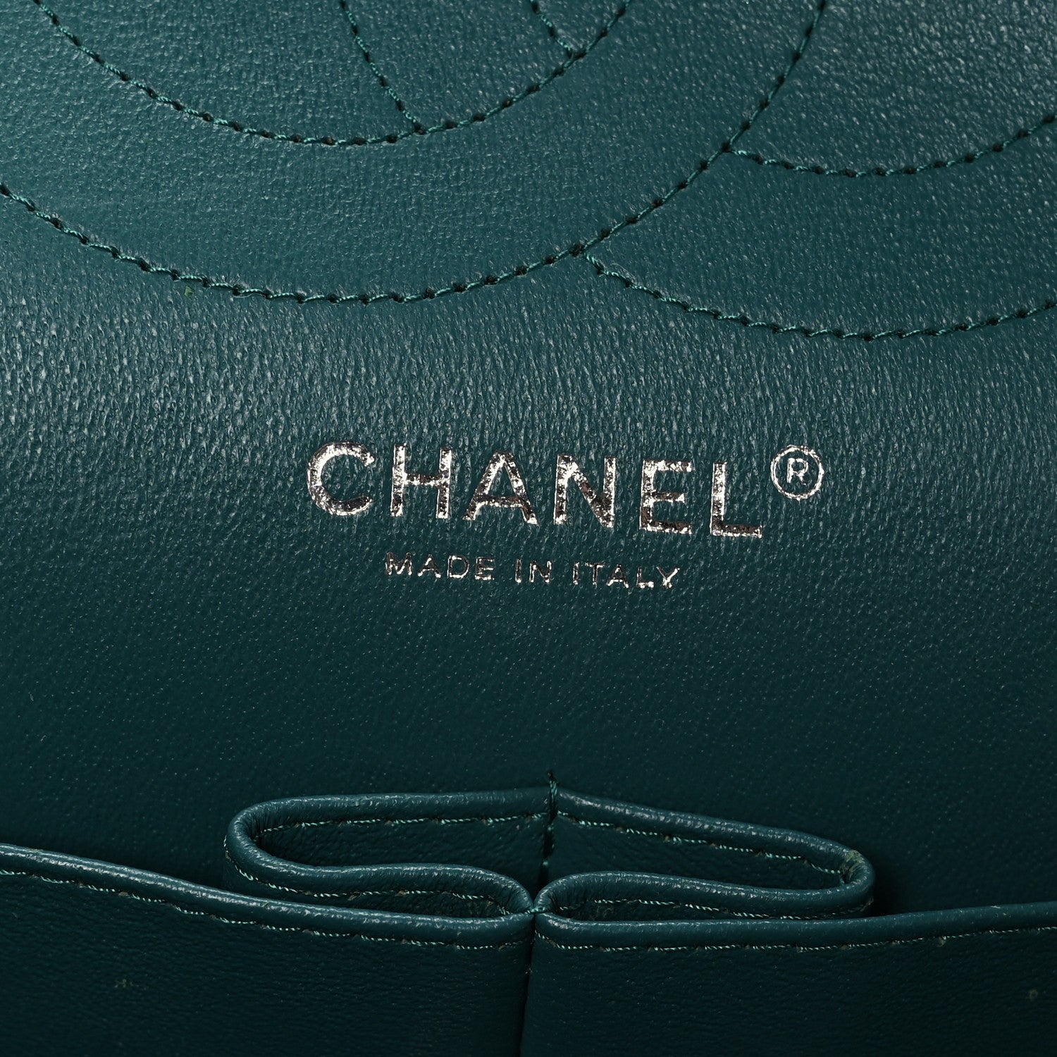Chanel Caviar Quilted Jumbo Double Flap Dark Turquoise 5 of 8