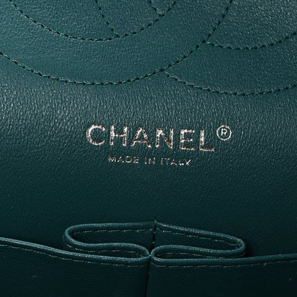 Chanel Caviar Quilted Jumbo Double Flap Dark Turquoise 5 of 8