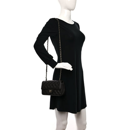 Chanel Lambskin Quilted Mini Rectangular Flap Dark Brown 2 of 11